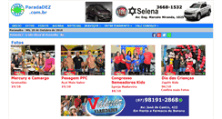 Desktop Screenshot of paradadez.com.br