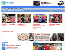 Tablet Screenshot of paradadez.com.br